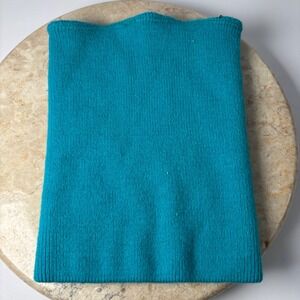 Vintage Bombardier Ski-Doo Neck Gaiter One Size Teal Blue Knit EUC